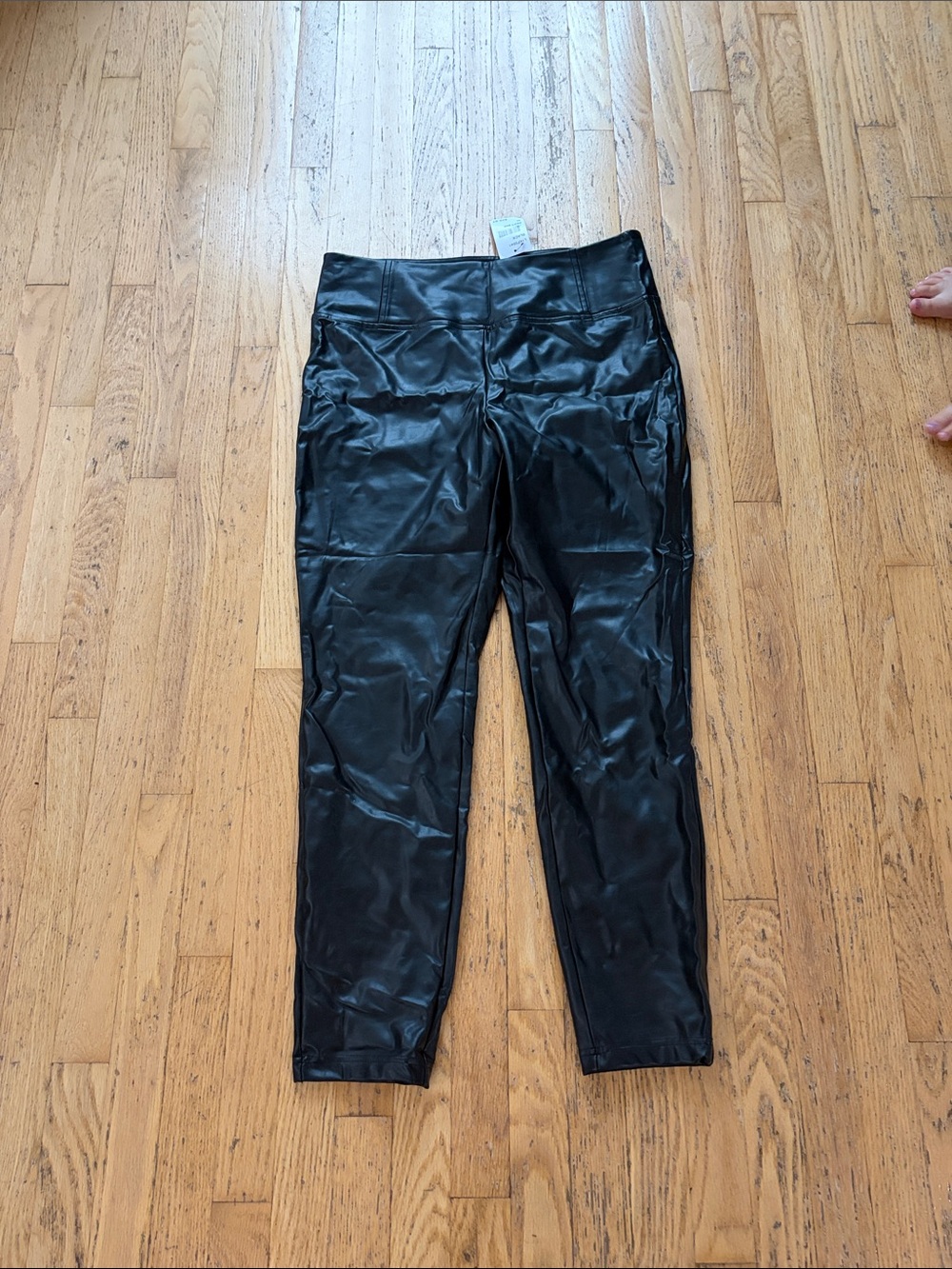 Laundry By Shelli Segal Black Faux Leather Kids Leggings